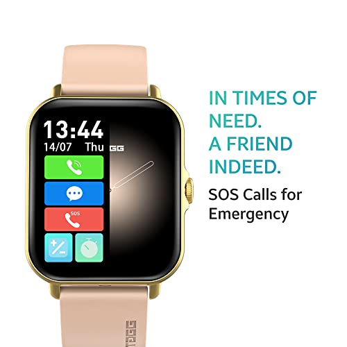 (Open box)TAGG Engage Lite Advanced Calling Smartwatch with Split Screen Function | Single Chip Technology | Fast Charge 10 min = 1 Day Usage | AI Voice Assistant | Built-In Games, Calculator, Stopwatch & Timer