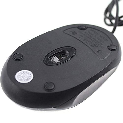 (Open Box) 3D Optical Mouse for Laptop, Computer & Desktop (Black)
