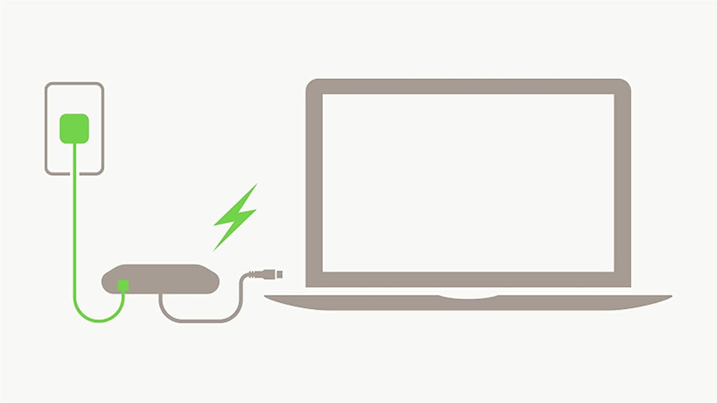 (Open Box) Belkin USB-C to VGA Adapter + Charge (Supports HD 1080p Video Resolution, 60W Pass-Through Power for Connected Devices) MacBook Pro VGA Adapter, Black