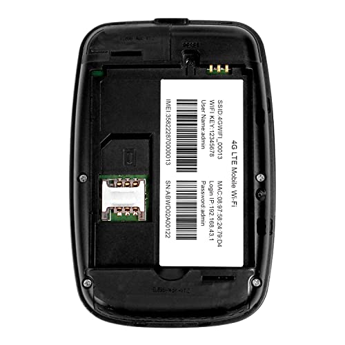 (Open Box) amazon basics 4G LTE Wireless Dongle with All Sim Network Support|Plug&Play Data Card Stick with Up to 150Mbps WiFi Hotspot|2100Mah Rechargeable Battery|Sim Adapter Included (White),Single_Band