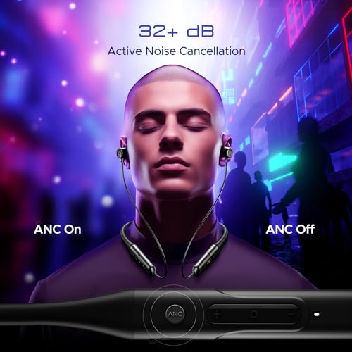 (Open Box)boAt Rockerz 255 Touch Neckband with Full Touch Controls,Spatial Audio,Up to 30H Playtime,ASAP Charge,Beast Mode,Enx Technology(Deep Blue),in-Ear,Bluetooth