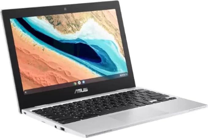 (Brand Refurbished) Asus Chromebook Celeron Dual Intel Core - (4 Gb/64 Gb Emmc Storage/Chrome Os) Cx1101Cma-Gj0007 Chromebook (11.6 Inches, Transparent Silver, 1.24 Kg)