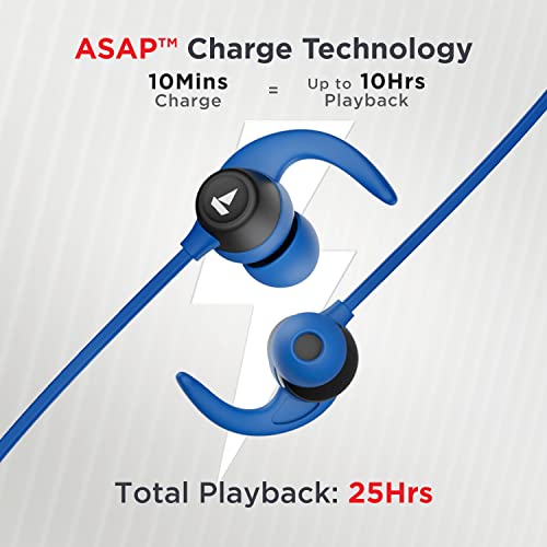 (Open Box)boAt Rockerz 255 Touch Neckband with Full Touch Controls,Spatial Audio,Up to 30H Playtime,ASAP Charge,Beast Mode,Enx Technology(Deep Blue),in-Ear,Bluetooth