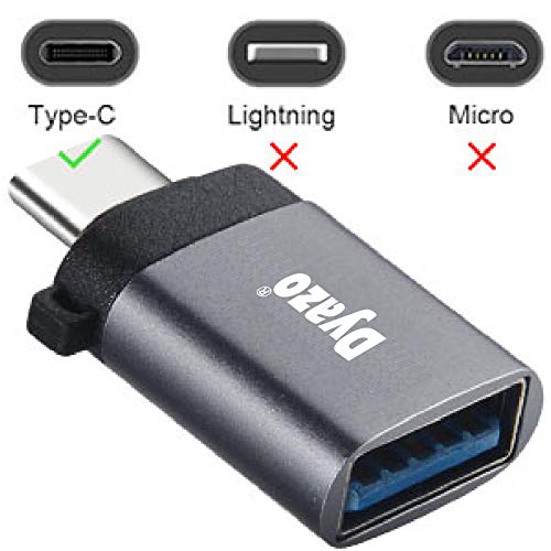(Open Box) Dyazo Aluminium Portable High Speed Micro USB to USB A Female OTG Adapter/Converter Compatible with Samsung S6 Edje S7 Edge S4 LG G4, Mouse, Keyboard, Flash Drive All Micro O.T.G Enable Devices