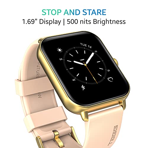 (Open box)TAGG Engage Lite Advanced Calling Smartwatch with Split Screen Function | Single Chip Technology | Fast Charge 10 min = 1 Day Usage | AI Voice Assistant | Built-In Games, Calculator, Stopwatch & Timer