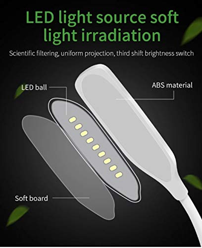 (Open Box) SWAPKART Portable Flexible Adjustable Eye Protection USB LED Desk Light Table Lamp(Multicolour, Plastic, Pack of 1) Flexible Mobile Tabletop Stand (Pack of 1) Multi Colour
