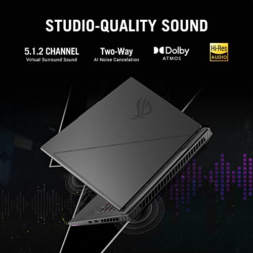 (Brand Refurbished)ASUS ROG Strix G16 (2023) 64WHrs Battery, Intel Core i5-13450HX 13th Gen, 16" FHD+ 165Hz, 6GB RTX 3050, Gaming Laptop (16GB/1TB SSD/Windows 11/Office 2021/4-Zone RGB KB/Gray/2.50 Kg) G614JJ-N3088WS