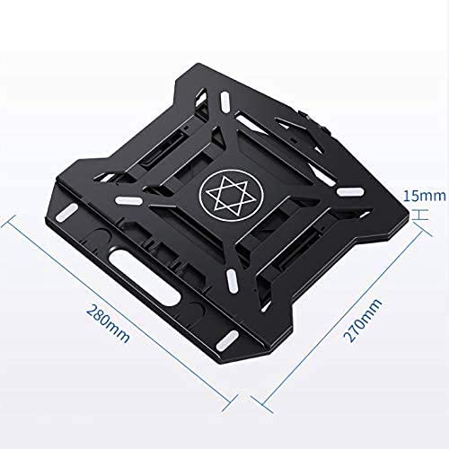 (Open Box) Dyazo Laptop Stand Riser | Ventilated | Portable | Foldable Compatible for MacBook Notebook 12 inches/30cm /13 inches /33cm/14.1 inches/35cm/15.6 inches/39.6cm Laptops