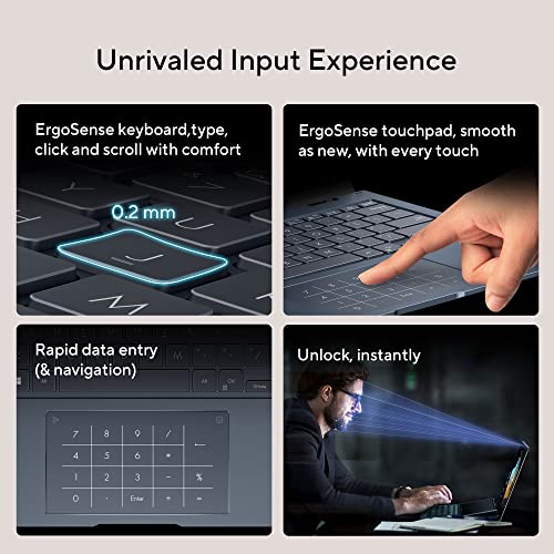 (Brand Refurbished) ASUS Zenbook 14 Flip OLED (2023), Intel Core Evo I7-1360P 13Th Gen, 14" (35.56 Cm) 2.8K 90Hz OLED, (16Gb Ram & 1Tb Ssd), Up3404Va-Kn753Ws Eos 2 Messenger Bag (Black) - Windows