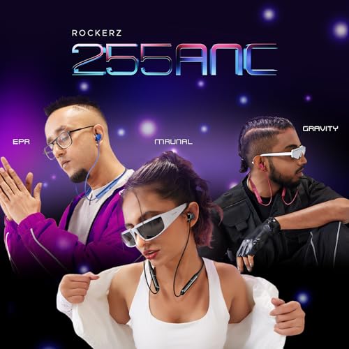(Open Box)boAt Rockerz 255 Touch Neckband with Full Touch Controls,Spatial Audio,Up to 30H Playtime,ASAP Charge,Beast Mode,Enx Technology(Deep Blue),in-Ear,Bluetooth