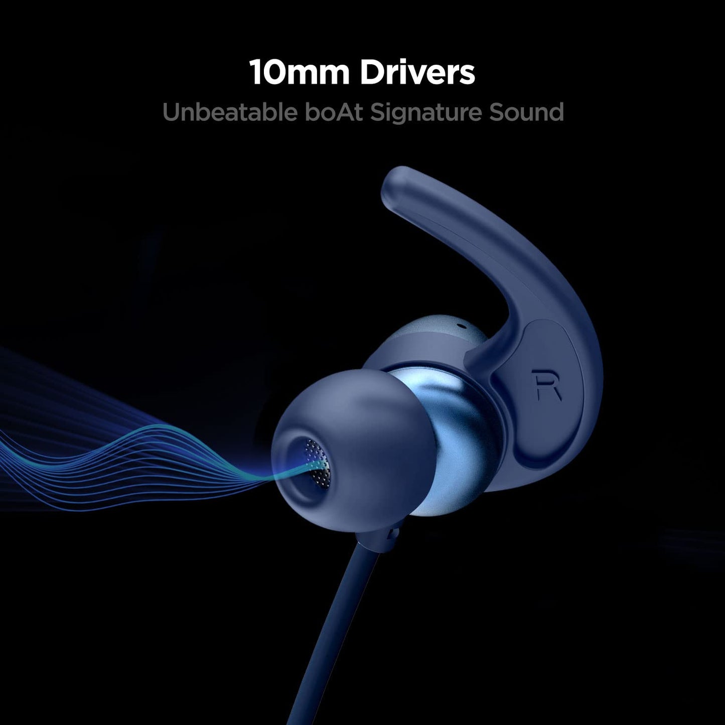(Without Box)boAt Rockerz 330 in-Ear Bluetooth Neckband with Upto 30 Hours Playtime, ASAP Charge, Signature Sound, Dual Pairing & IPX5 with Mic (Active Black)