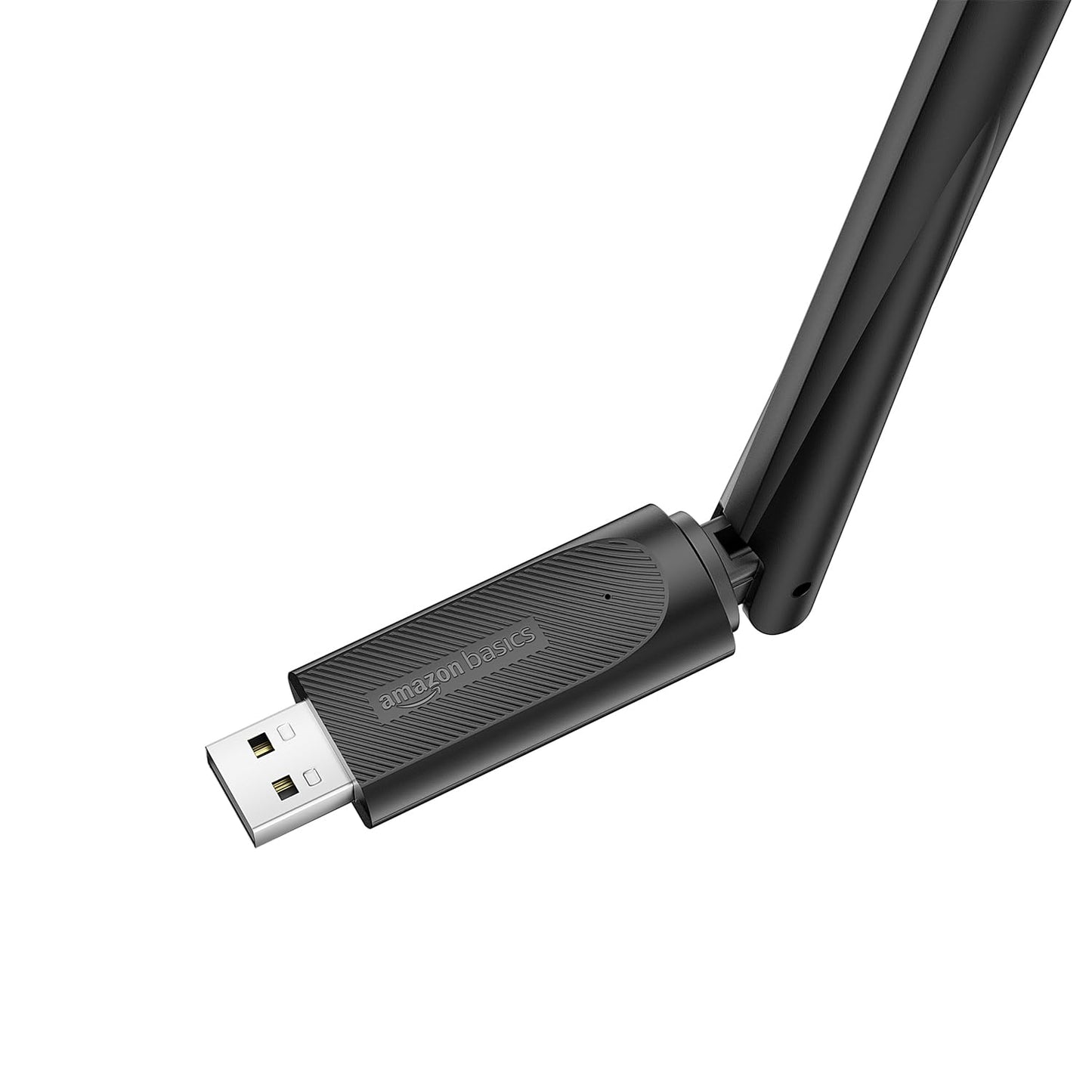 (Open Box) amazon basics 300Mbps Free Driver Mini Wireless USB Adapter for Pc, Laptop | Supports Windows, Mac and Linux | USB 2.0, Black
