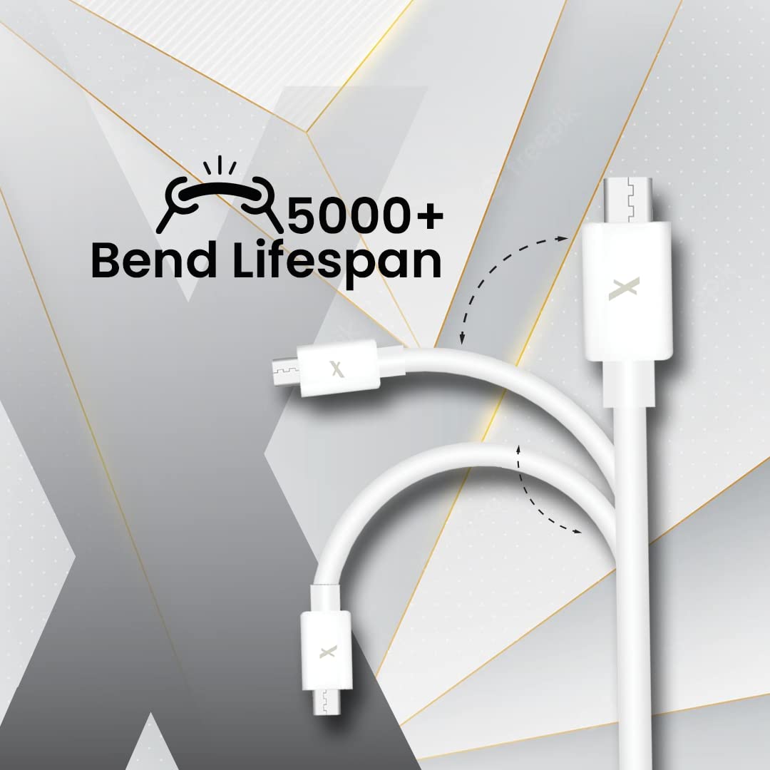 FLiX (Beetel USB to Micro USB PVC Data Sync & 2A Fast Charging Cable, Made in India, 480Mbps Data Sync, Solid Cable, 1 Meter Long USB Cable for Micro USB Devices (Black)(XCD-M11)