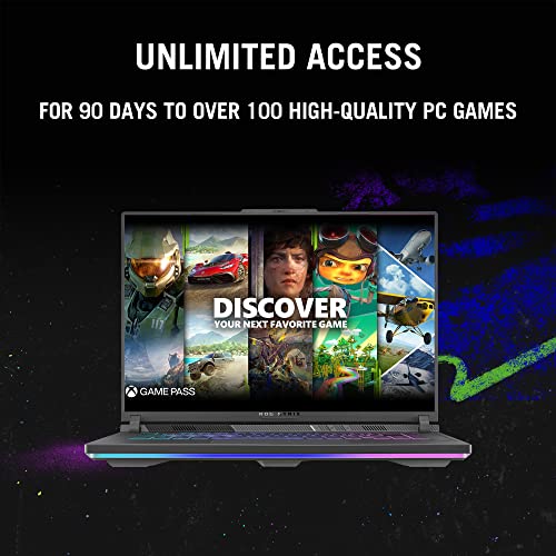 (Brand Refurbished)ASUS ROG Strix G16 (2023) 64WHrs Battery, Intel Core i5-13450HX 13th Gen, 16" FHD+ 165Hz, 6GB RTX 3050, Gaming Laptop (16GB/1TB SSD/Windows 11/Office 2021/4-Zone RGB KB/Gray/2.50 Kg) G614JJ-N3088WS