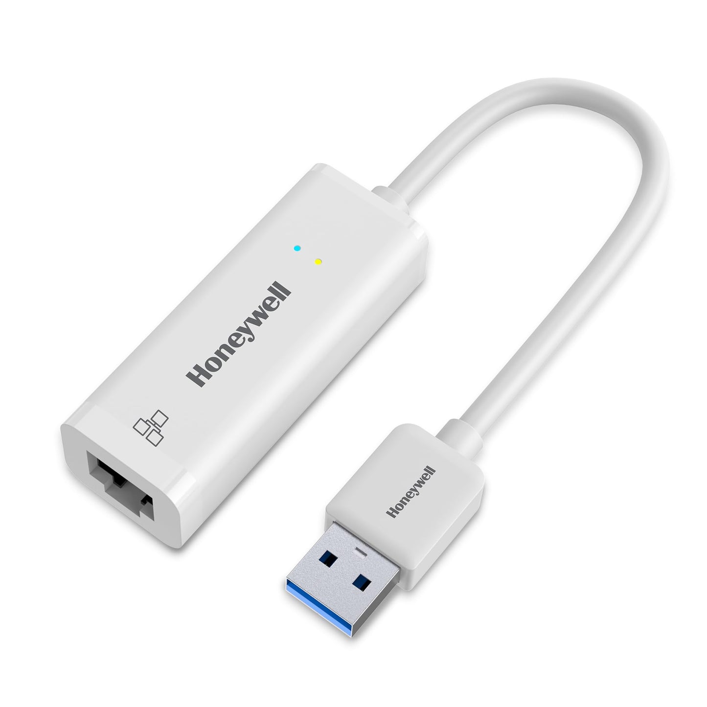 (Open Box) Honeywell 4-in-1 Type C 3.1 to USB 3.0 with RJ45 Gigabit Ethernet Adapter, 5GBPS Transfer Speed, 3x3.0 USB Ports, 1Gbps Bandwidth, Universally Compatible with Type C MacBooks, laptops, PCs, Tablets