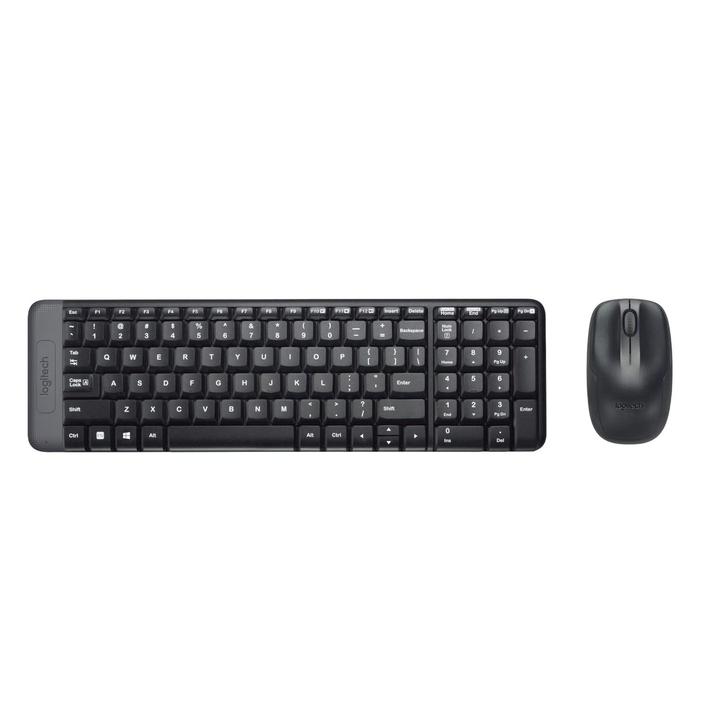 (Open Box) Logitech MK215 Wireless Keyboard and Mouse Combo, 2.4 GHz Wireless, 3 Years Warranty, Compact Design, 2-Year Battery Life(Keyboard),5 Month Battery Life(Mouse) PC/Laptop- Black