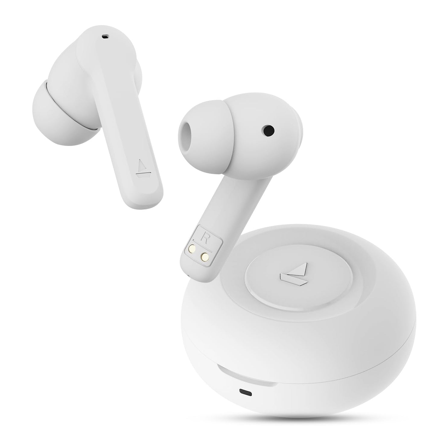 (Open box)boAt Airdopes Sonik in Ear TWS Earbuds with 60 hrs Playback, IWP Tech, Quad Mics with ENx, ASAP Charge, 11 mm Drivers, BT v5.3 & IPX4 Sweat and Splash Resistance(Thunder Black)