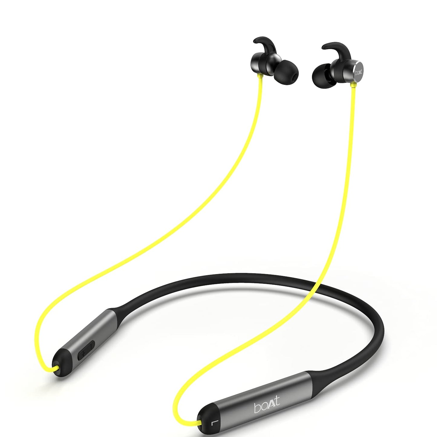 (Without Box)boAt Rockerz 330 in-Ear Bluetooth Neckband with Upto 30 Hours Playtime, ASAP Charge, Signature Sound, Dual Pairing & IPX5 with Mic (Active Black)