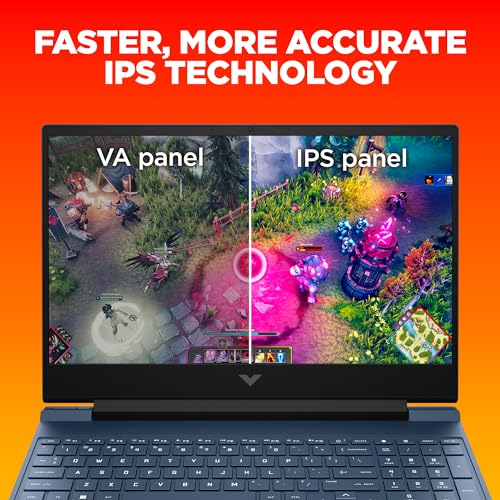 (BRAND REFURBISHED)HP Victus Gaming Laptop,Windows 11 Home,AMD Ryzen 5 5600H,4Gb RTX 3050 Gpu,15.6-Inch (39.6 Cm),Fhd,IPS,144Hz,16Gb Ddr4,512Gb Ssd,Backlit Kb,B&O,9Ms Response Time,Dual Speakers (Blue,2.37 Kg),Fb0106Ax