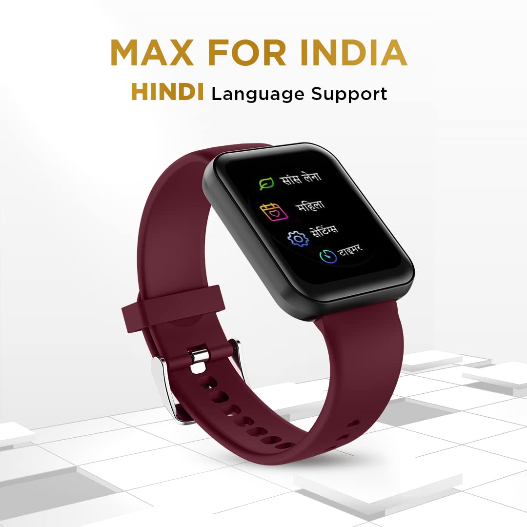 (Open Box) GIZMORE Gizfit Blaze Max 1.85" IPS Display with 240 x 280 px | 450 NITS Brightness BT Calling Edge to Edge Display, Voice Assistance, Bluetooth Smartwatch (Gray)