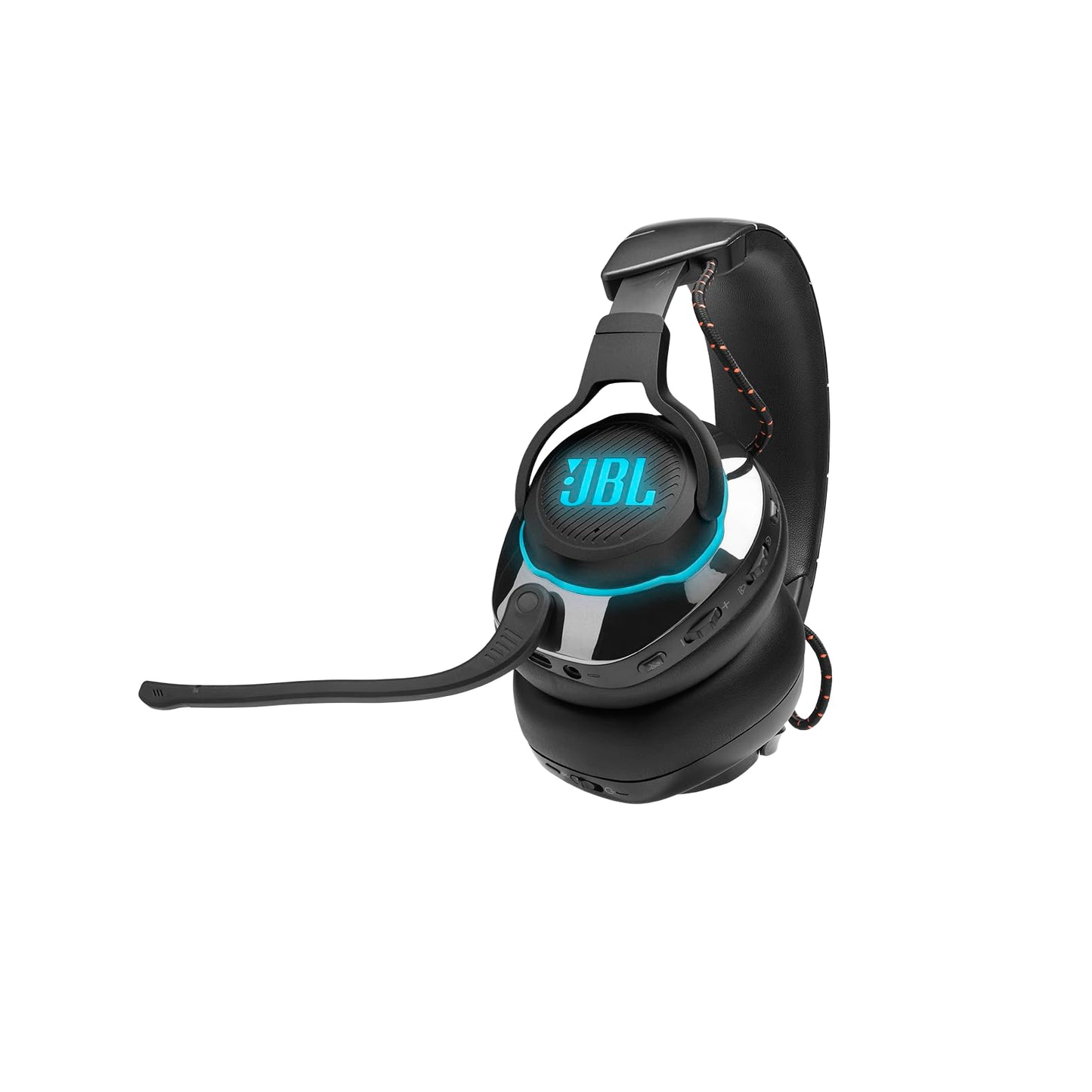 (OPEN BOX) JBL Quantum 810 Wireless Over Ear Gaming Headset with Mic, ANC, 50mm Neodymium Drivers, 43H Playtime, Low Latency, Dual Surround Sound, Boom Mic, 2.4GHz Wireless Dongle, Discord-certified Dial (Black)