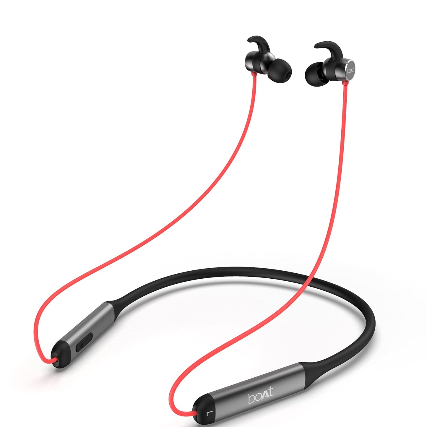 (Without Box)boAt Rockerz 330 in-Ear Bluetooth Neckband with Upto 30 Hours Playtime, ASAP Charge, Signature Sound, Dual Pairing & IPX5 with Mic (Active Black)