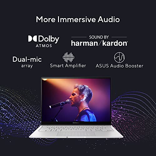 (Brand Refurbished) ASUS Zenbook 14 Flip OLED (2023), Intel Core Evo I7-1360P 13Th Gen, 14" (35.56 Cm) 2.8K 90Hz OLED, (16Gb Ram & 1Tb Ssd), Up3404Va-Kn753Ws Eos 2 Messenger Bag (Black) - Windows