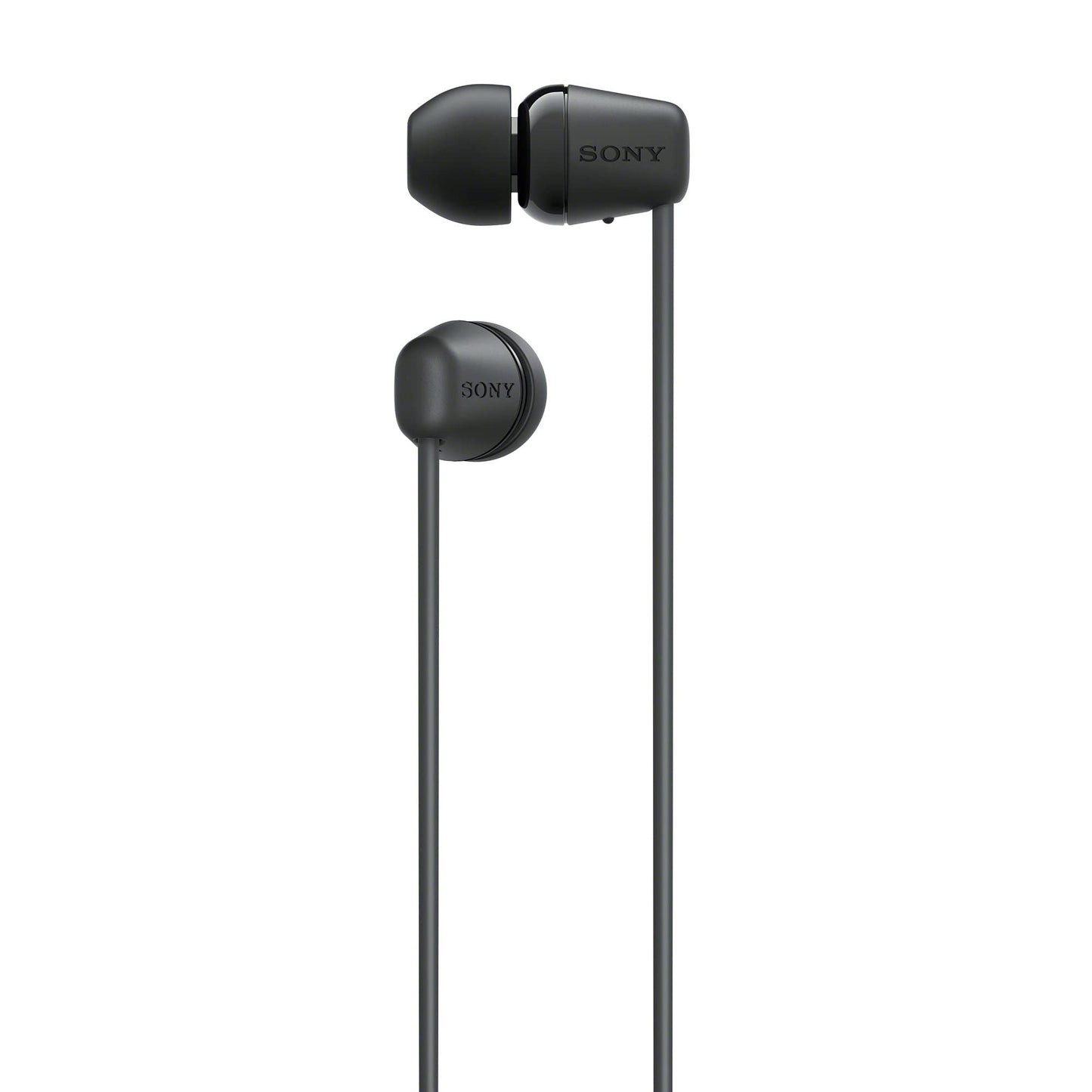 (Open box)Sony WI-C100 Wireless Headphones with Customizable Equalizer for Deep Bass & 25 Hrs Battery, DSEE-Upscale, Splash Proof, 360RA, Fast Pair, in-Ear Bluetooth Headset with mic for Phone Calls (Black)