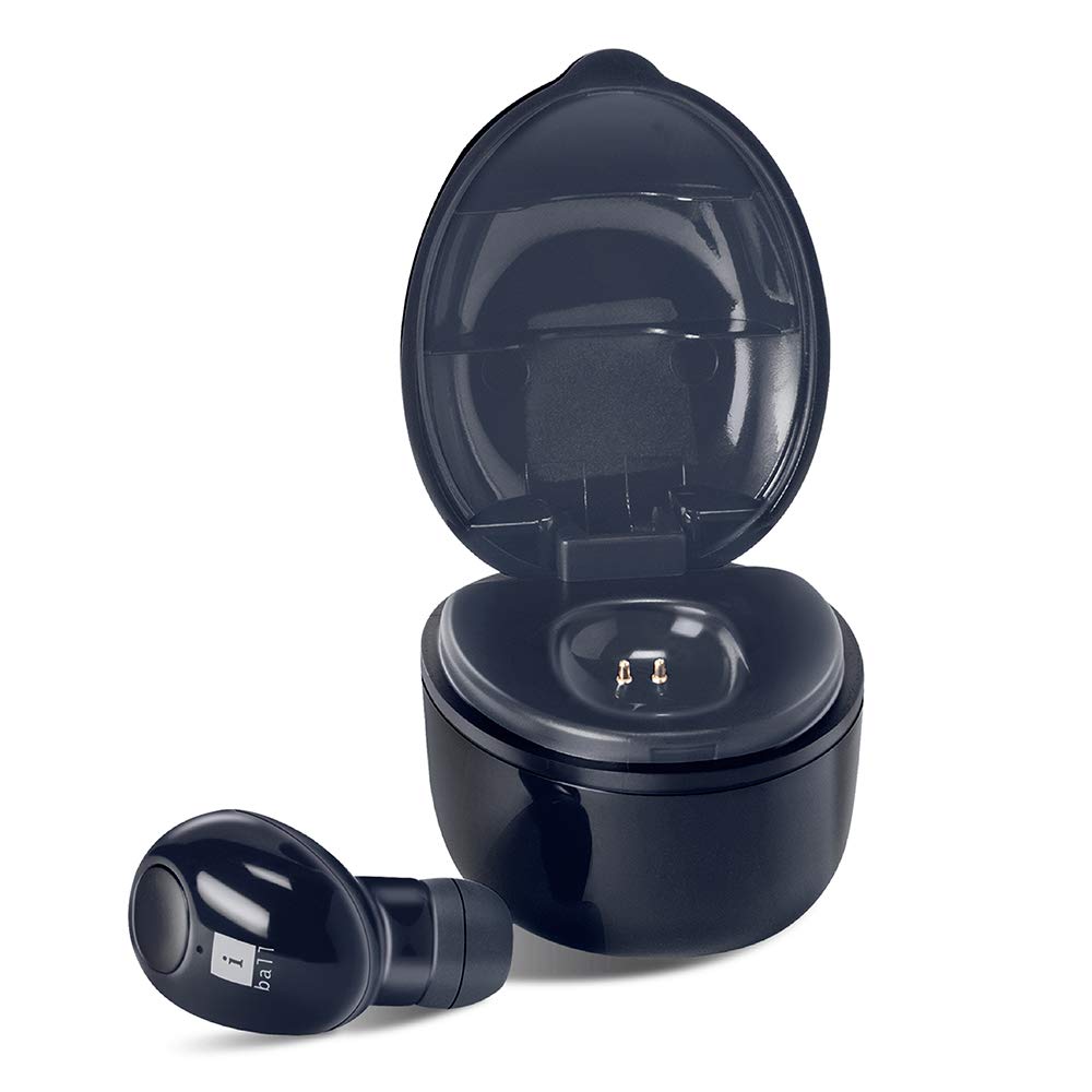 (Open Box) iBall B9 Nano Earwear Ring-Dock Bluetooth Wireless in Ear Earphones with Mic (Black)