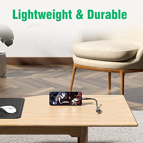 AGARO Micro USB to USB A Female OTG Adapter- (Metallic Grey)