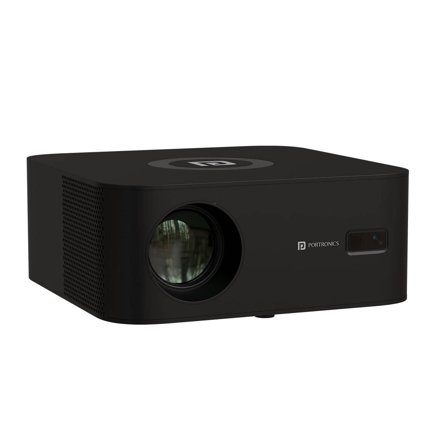 (Open Box) Portronics Beem 440 Smart LED Projector with 720p HD Resolution, Rotatable Design, Built-in Streaming Apps (Netflix, Prime Video, Hotstar), 2000 Lumens, Screen Mirroring, 3 Watts Speaker (White)
