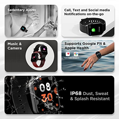 (Without Box)boAt Wave Call Smart Watch, Smart Talk w/Advanced Dedicated Bluetooth Calling Chip, 1.69 HD Display w/ 550 NITS & 70% Color Gamut, 150+ Watch Faces, Multi-Sport Modes,HR,SpO2(Caribbean Green)