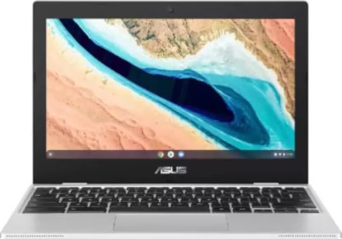 (Brand Refurbished) Asus Chromebook Celeron Dual Intel Core - (4 Gb/64 Gb Emmc Storage/Chrome Os) Cx1101Cma-Gj0007 Chromebook (11.6 Inches, Transparent Silver, 1.24 Kg)
