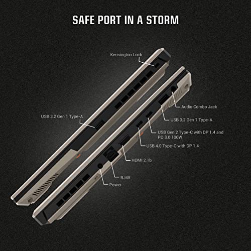 (Brand Refurbished)ASUS TUF Gaming A16 Advantage Edition (2023), AMD Ryzen 9 7940HS, 16" FHD+ 165Hz, 8GB Radeon RX 7600S, Gaming Laptop (16GB/1TB SSD/Win 11/Office 2021/Sandstorm/2.20 Kg) FA617XS-N3026WS