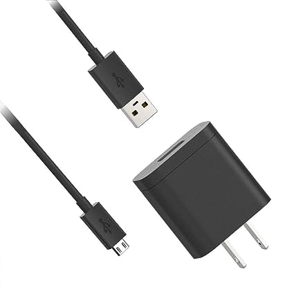 (Open Box) Motorola 10W Rapid Charger with 3.3 Foot USB-A to Micro USB Cable - Black (Retail Box)