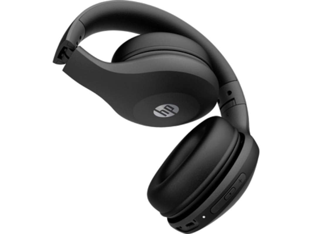 (Open Box)HP 500 Bluetooth Wireless Over Ear Headphones with Bluetooth 5.0,2X Speed, 4X Connectivity, with Mic,Water-Resistant Design and Up to 20 Hours Battery Life.