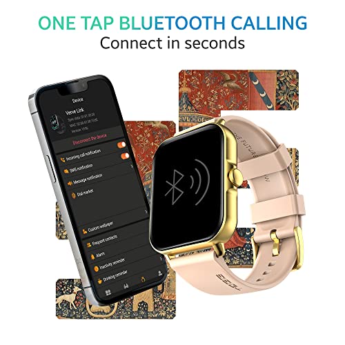 (Open box)TAGG Engage Lite Advanced Calling Smartwatch with Split Screen Function | Single Chip Technology | Fast Charge 10 min = 1 Day Usage | AI Voice Assistant | Built-In Games, Calculator, Stopwatch & Timer