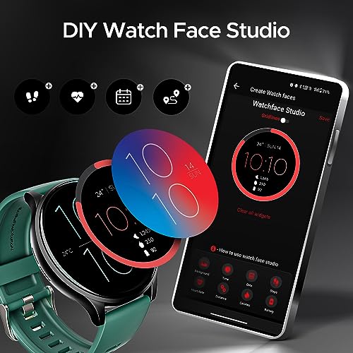 (Without box)boAt Lunar Orb w/ 1.45" (3.6 cm) AMOLED Display, BT Calling, DIY Watch Face Studio, Coins, Crest App Health Ecosystem, Live Cricket & Football Scores, IP67, Smart Watch for Men & Women(Active Black)