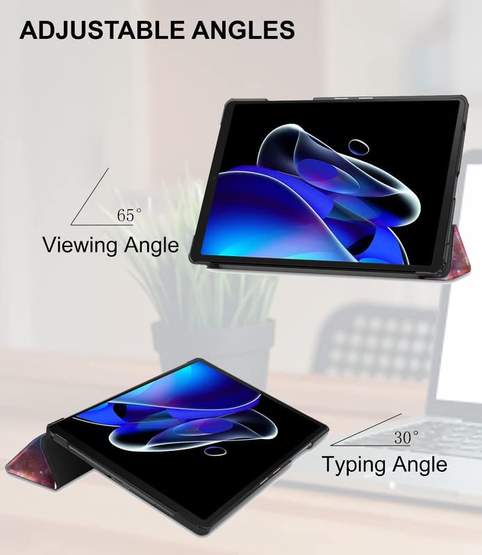(OPEN BOX)Robustrion Trifold Flip Stand Case Cover for Realme Pad X 11 inch Tablet Cover - Black