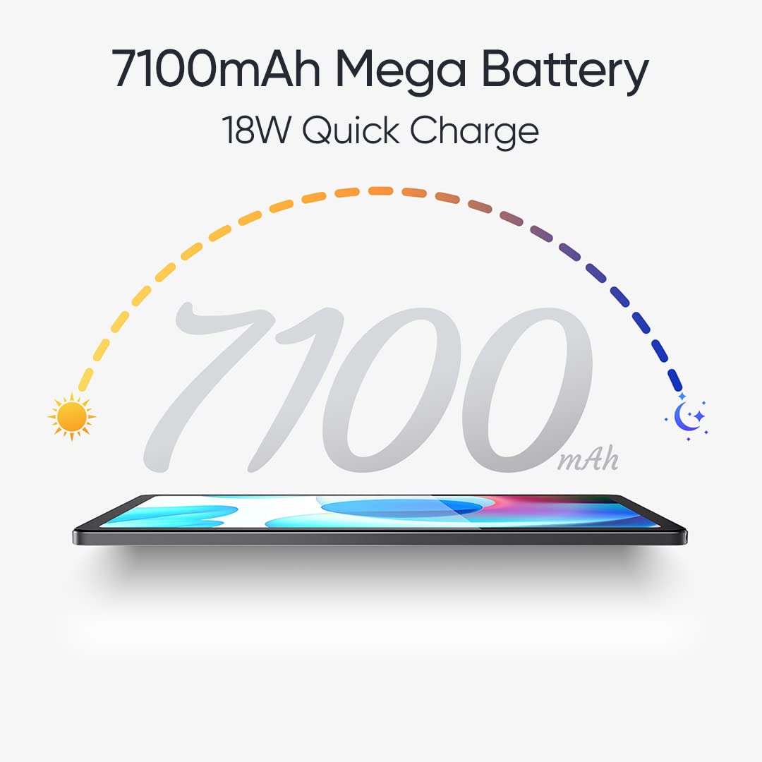 (Open Box) realme Pad WiFi+4G Tablet | 3GB RAM 32GB ROM (Expandable) | 26.4cm (10.4 inch) WUXGA+ Display | 7100 mAh Battery | Dolby Atmos Quad Speaker | Golden Colour