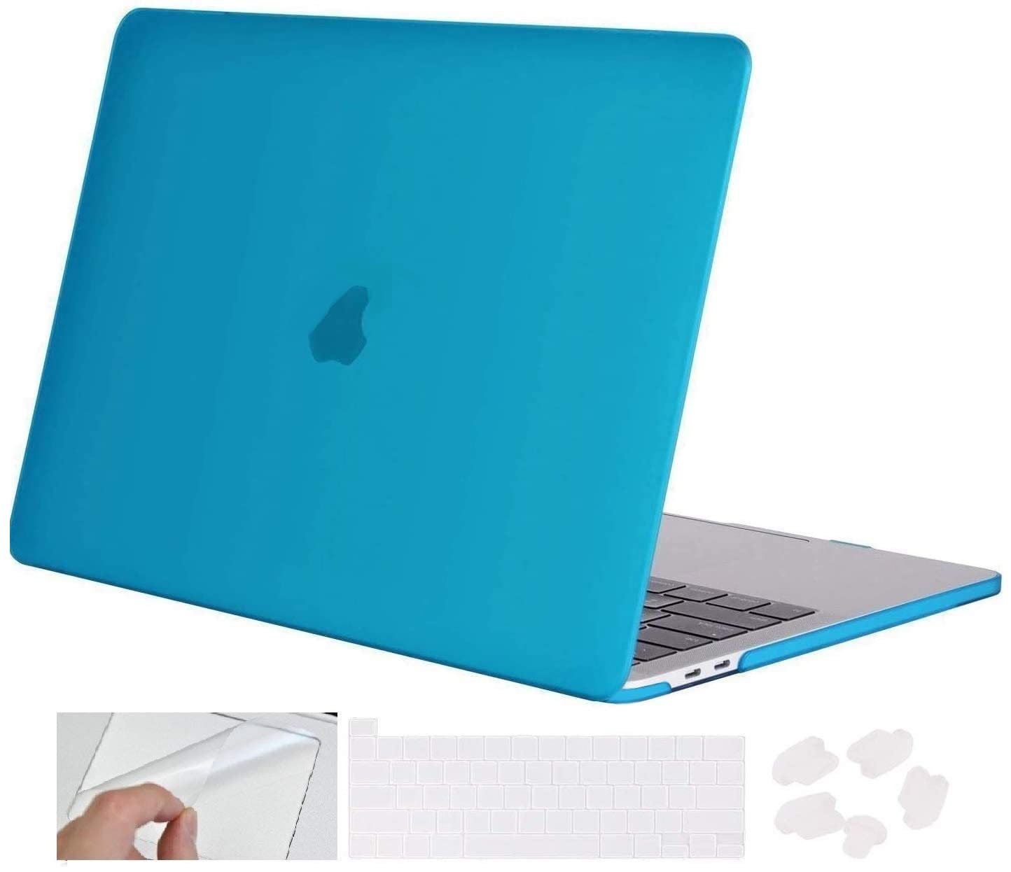 (OPEN BOX)MOCA Case for MacBook Air 13.6 inch Case 2022 2023 2024 Release M3 A3113 M2 A2681 with Touch ID,Hard Shell Case Cover (Frost Clear)