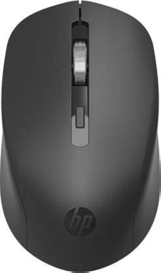 (Open Box) HP S1000 Plus Silent USB Wireless Computer Mute Mouse 1600DPI USB (7YA12PA), Black