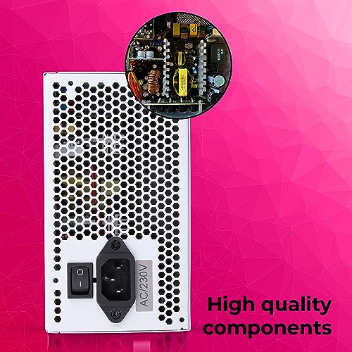 (Open Box)Zebronics 450W Black Gold Power Supply with 3X SATA connectors, 2X Molex, 80mm Built-in Fan, Extra Long Cables, 1.2 Meter Power Cable and Suitable for Regular use Computers