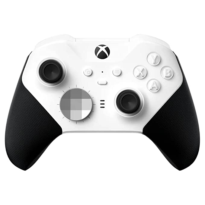 (Open Box) MICROSOFT Xbox Elite Wireless Controller Series 2 Gamepad  (White, Black, For Windows 10, Xbox One, Xbox Series S, Xbox Series X)