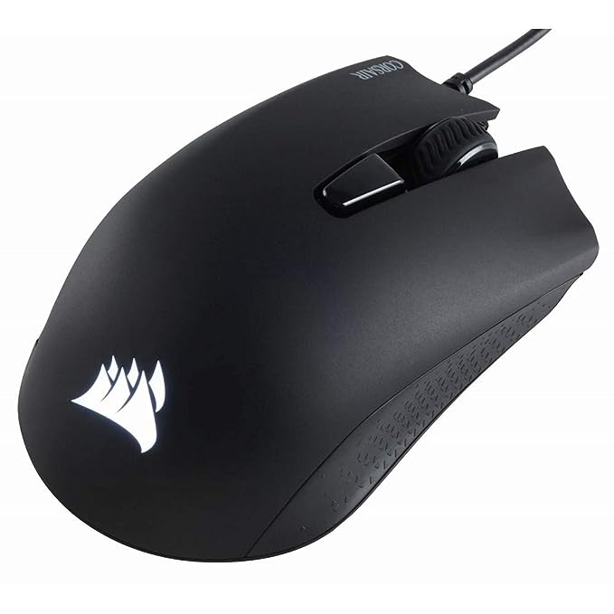 (Open Box) Corsair Harpoon Pro RGB, FPS/MOBA Gaming Wired Mouse, 12000 DPI Optical- Black