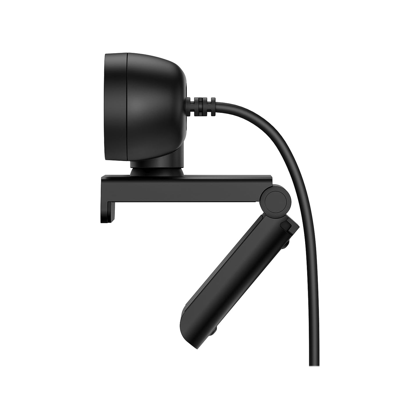 (Open Box)HP 320 FHD Webcam 1080 Full HD 30fps - Plug and Play Setup, Wide-Angle View for Video Calling on Skype, Zoom, Microsoft Teams and Other Apps/ 1 Year Warranty (53X26AA),Black