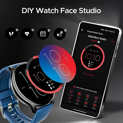 (Without box)boAt Lunar Orb w/ 1.45" (3.6 cm) AMOLED Display, BT Calling, DIY Watch Face Studio, Coins, Crest App Health Ecosystem, Live Cricket & Football Scores, IP67, Smart Watch for Men & Women(Active Black)