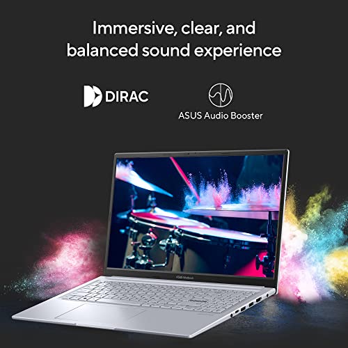 (Brand Refurbished)ASUS Vivobook 15X (2023), Intel Core i3-1315U 13th Gen, 15.6" (39.62 cms) FHD, Thin and Light Laptop (8GB/512GB SSD/Windows 11/Office 2021/Backlit KB/Silver/1.6 kg), K3504VAB-NJ322WS