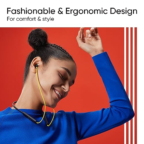 (Open Box) realme Buds Wireless 3 Neo in Ear Bluetooth Neckband with 13.4 Mm Dynamic Bass Boost Driver,Upto 32 Hours Playback,Fast Charge,Ai Enc,45Ms Low Latency,Ip55 Dust&Water Resistannt&Bluetooth V 5.4 Black