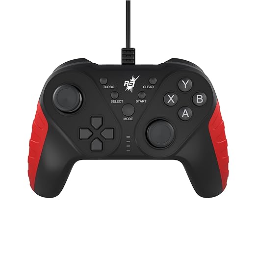 (Open Box) Redgear MS-150 Wired Gamepad with 2 Digital triggers, 2 Analog Sticks, Ergonomic Design, 1.8 m Durable Cable, X Input and Direct Inpu